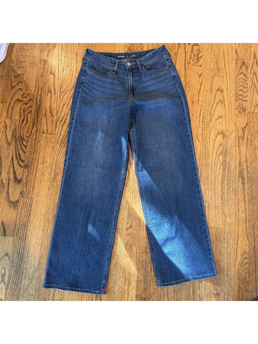 OLD  NAVY WOMENS WOW WIDE LEG SIZE 10 JEANS HIGH RISE
